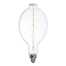 Single 4 Watt Vintage Edison Dimmable BT56 Medium (E26) LED Bulb - 200 Lumens, 2200K, and 95CRI
