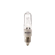 Pack of (5) 75 Watt Dimmable T4 Mini Candelabra (E11) Halogen Bulbs - 1,350 Lumens and 2900K