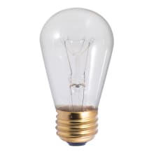Pack of (25) 11 Watt Dimmable s14 Medium (E26) Incandescent Bulbs - 75 Lumens and 2700K
