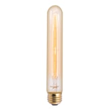 Pack of (4) 30 Watt Vintage Edison Dimmable T9 Medium (E26) Incandescent Bulbs - 40 Lumens and 2200K