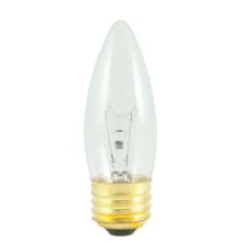 Pack of (50) 40 Watt Dimmable B10 Medium (E26) Incandescent Bulbs - 300 Lumens and 2700K