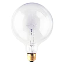 Pack of (12) 60 Watt Vintage Edison Dimmable G40 Medium (E26) Incandescent Bulbs - 610 Lumens and 2700K