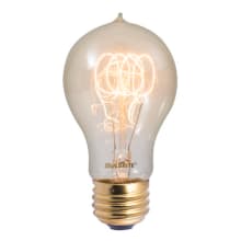 Pack of (4) 60 Watt Vintage Edison Dimmable A19 Medium (E26) Incandescent Bulbs - 200 Lumens and 2200K