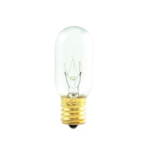 Pack of (25) 25 Watt Dimmable T8 Intermediate (E17) Incandescent Bulbs - 200 Lumens and 2700K