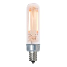 Pack of (4) 2.5 Watt Vintage Edison Dimmable T6 Candelabra (E12) LED Bulbs - 160 Lumens, 2100K, and 90CRI