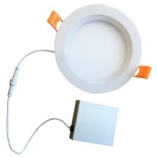8" Baffle LED Canless Recessed Fixture - IC Rated - 90 CRI