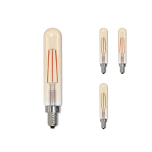 Pack of (4) - 4.5 Watt Dimmable Candelabra (E12) LED Bulb - 450 Lumens, 2100K and 90 CRI
