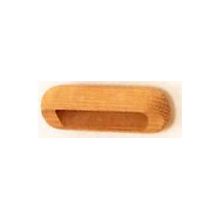 Wood 3-5/8 Inch Cup Cabinet Pull