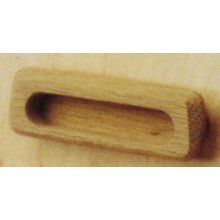 Wood 3-9/16 Inch Cup Cabinet Pull