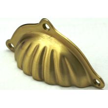 Solid Brass 3-15/16 Inch Cup Cabinet Pull