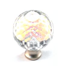 Crystal 1-3/16 Inch Round Cabinet Knob