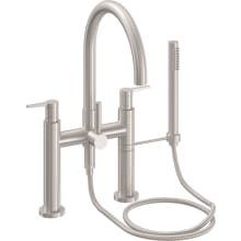 Asilomar Deck Mounted Tub Filler with Built-In Diverter - Includes Hand Shower