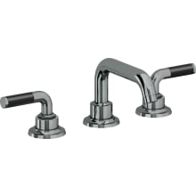 Descanso 1.2 GPM Widespread Bathroom Faucet with Pop-Up Drain Assembly and Carbon Fiber Lever Handles