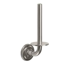 Descanso Wall Mounted Vertical Euro Toilet Paper Holder with Knurled Accent
