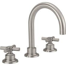 Descanso 1.2 GPM Widespread Bathroom Faucet with Pop-Up Drain Assembly with Cross Handles