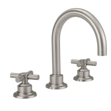 Descanso 1.2 GPM Widespread Bathroom Faucet with Pop-Up Drain Assembly with Cross Handles