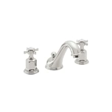 Cardiff 1.2 GPM Widespread Bathroom Faucet with Double Handles - Includes Ceramic Disc Valve