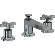 Rincon Bay 1.2 GPM Widespread Bathroom Faucet with Pop-Up Drain Assembly and Cross Handles