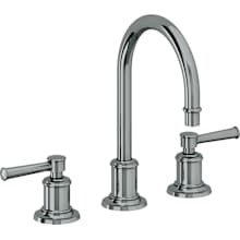 Miramar 1.2 GPM Widespread Bathroom Faucet with Double Handles - Includes Ceramic Disc Valve