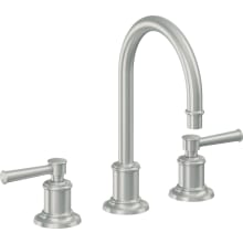 Miramar 1.2 GPM Widespread Bathroom Faucet with Double Handles - Includes Ceramic Disc Valve