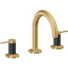 D Street 1.2 GPM Widespread Bathroom Faucet with 1-1/4" ZeroDrain and Lever Handles