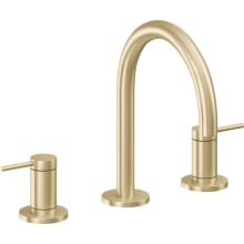 D Street 1.2 GPM Widespread Bathroom Faucet with 1-1/4" ZeroDrain and Lever Handles