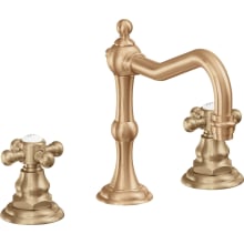 Salinas 1.2 GPM Widespread Bathroom Faucet with 1-1/4" ZeroDrain and Cross Handles
