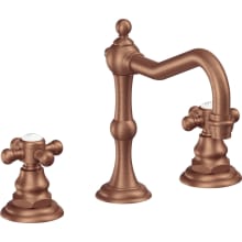 Salinas 1.2 GPM Widespread Bathroom Faucet with 1-1/4" Completely Finished ZeroDrain and Cross Handles