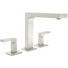 Solimar Deck Mounted Roman Tub Filler with Double Lever Handles - Includes Rough In