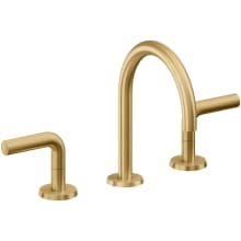 Tamalpais 1.2 GPM Widespread Bathroom Faucet with Pop-Up Drain Assembly and Curved Spout