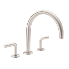 Gaviota Deck Mounted Roman Tub Filler with Double Lever Handles - Includes Rough In