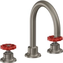Descanso Works 1.2 GPM Widespread Bathroom Faucet with 1-1/4" Completely Finished ZeroDrain and Wheel Handles