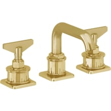 Steampunk Bay 1.2 GPM Widespread Bathroom Faucet with Pop-Up Drain Assembly and Blade Handles