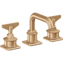 Steampunk Bay 1.2 GPM Widespread Bathroom Faucet with 1-1/4" ZeroDrain and Blade Handles