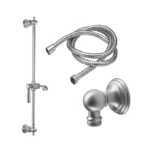 Shower Slide Bar with Hand Shower Bracket and 68" Hose