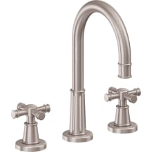 Trousdale 1.2 GPM Widespread Bathroom Faucet with 1-1/4" ZeroDrain and Cross Handles