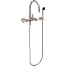 Trousdale Wall Mounted Tub Filler with Built-In Diverter - Includes 1.8 GPM Hand Shower