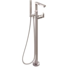 Doheny Floor Mounted Tub Filler with Built-In Diverter - Includes 2.0 GPM Hand Shower