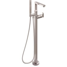 Doheny Floor Mounted Tub Filler with Built-In Diverter - Includes Hand Shower
