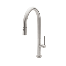 Poetto 1.8 GPM Single Hole Pull Down Kitchen Faucet with BST Series Handle and High Arc Spout