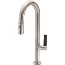 Poetto 1.8 GPM Single Hole Pre-Rinse Pull Down Bar Faucet - Includes Escutcheon