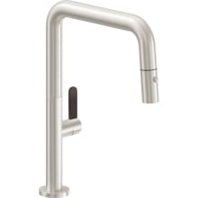 Poetto 1.8 GPM Single Hole Pre-Rinse Pull Down Kitchen Faucet - Includes Escutcheon