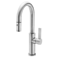 Corsano 1.8 GPM Single Handle Single Hole Pull-Down Spray Bar / Prep Faucet