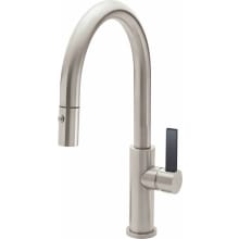 Corsano 1.8 GPM Single Hole Pull Down Kitchen Faucet with BFB Series Handle and Low Arc Spout