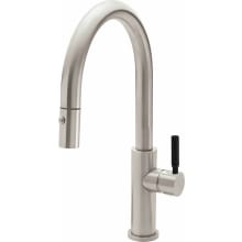 Corsano 1.8 GPM Single Hole Pull Down Kitchen Faucet with BST Series Handle and Low Arc Spout