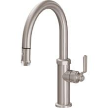 Descanso Works 1.8 GPM Single Hole Pre-Rinse Pull Down Kitchen Faucet - Includes Escutcheon