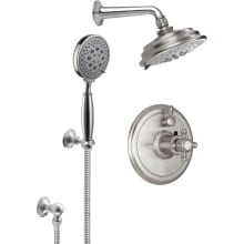 Monterey Thermostatic Shower System with Shower Head, Hand Shower, Shower Arm, Hose, and Valve Trim