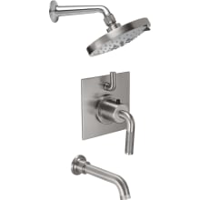 Descanso Tub and Shower Trim Package with 2.5 GPM Multi Function Shower Head
