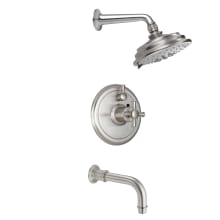 Miramar Tub and Shower Trim Package with 2 GPM Multi Function Shower Head