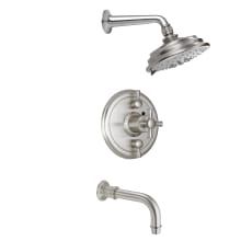 Miramar Tub and Shower Trim Package with 1.8 GPM Multi Function Shower Head